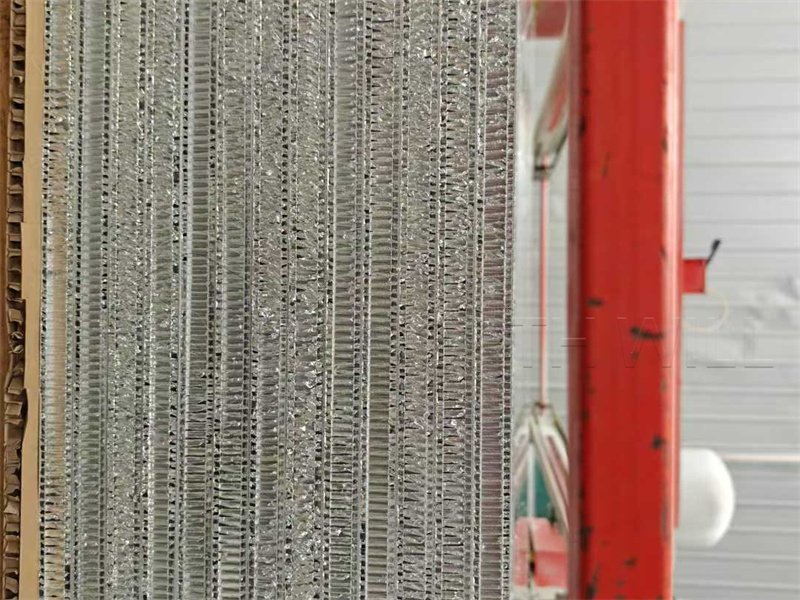 Aluminum metal honeycomb panel for building facade