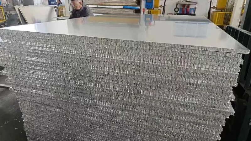 Decorative aluminum honeycomb panel for interior design projects