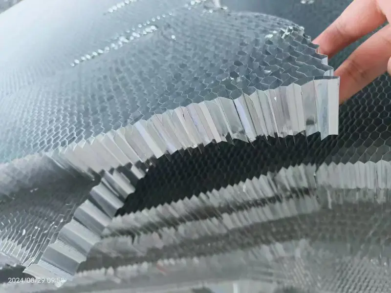 Aluminum honeycomb ceiling panel