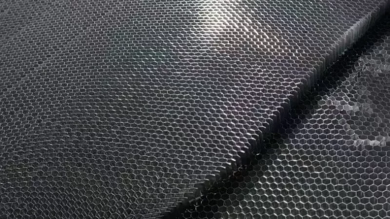 Cutting aluminum honeycomb core