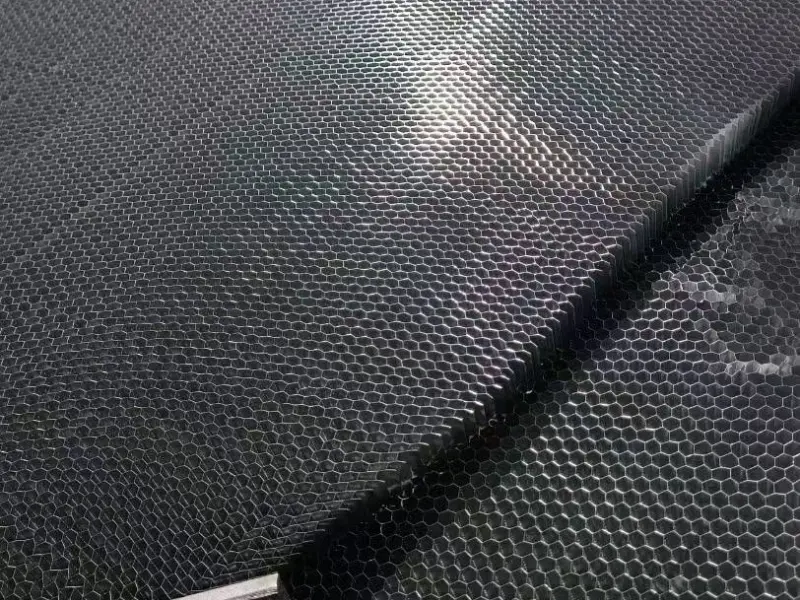 Cutting aluminum honeycomb core